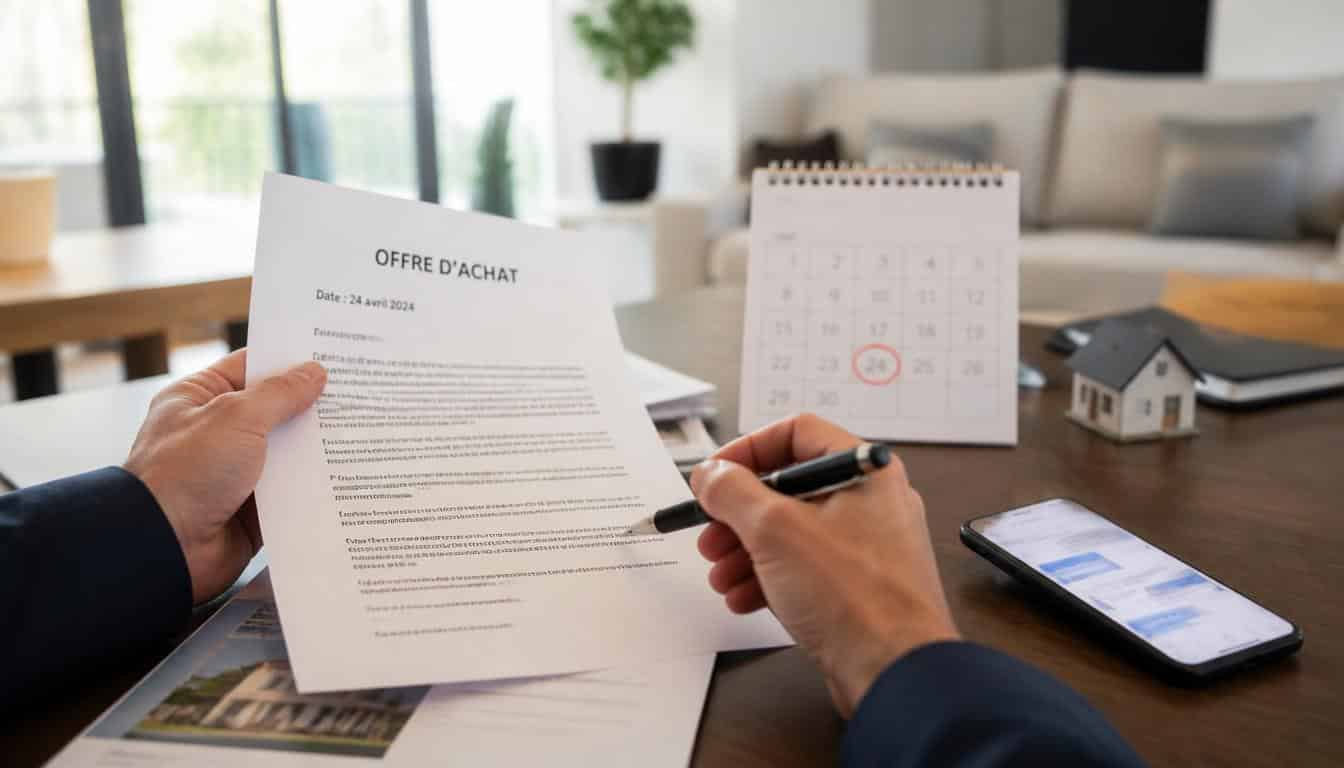 Rétractation d’une offre d’achat immobilier : délais